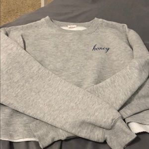 Cropped Honey Sweatshirt